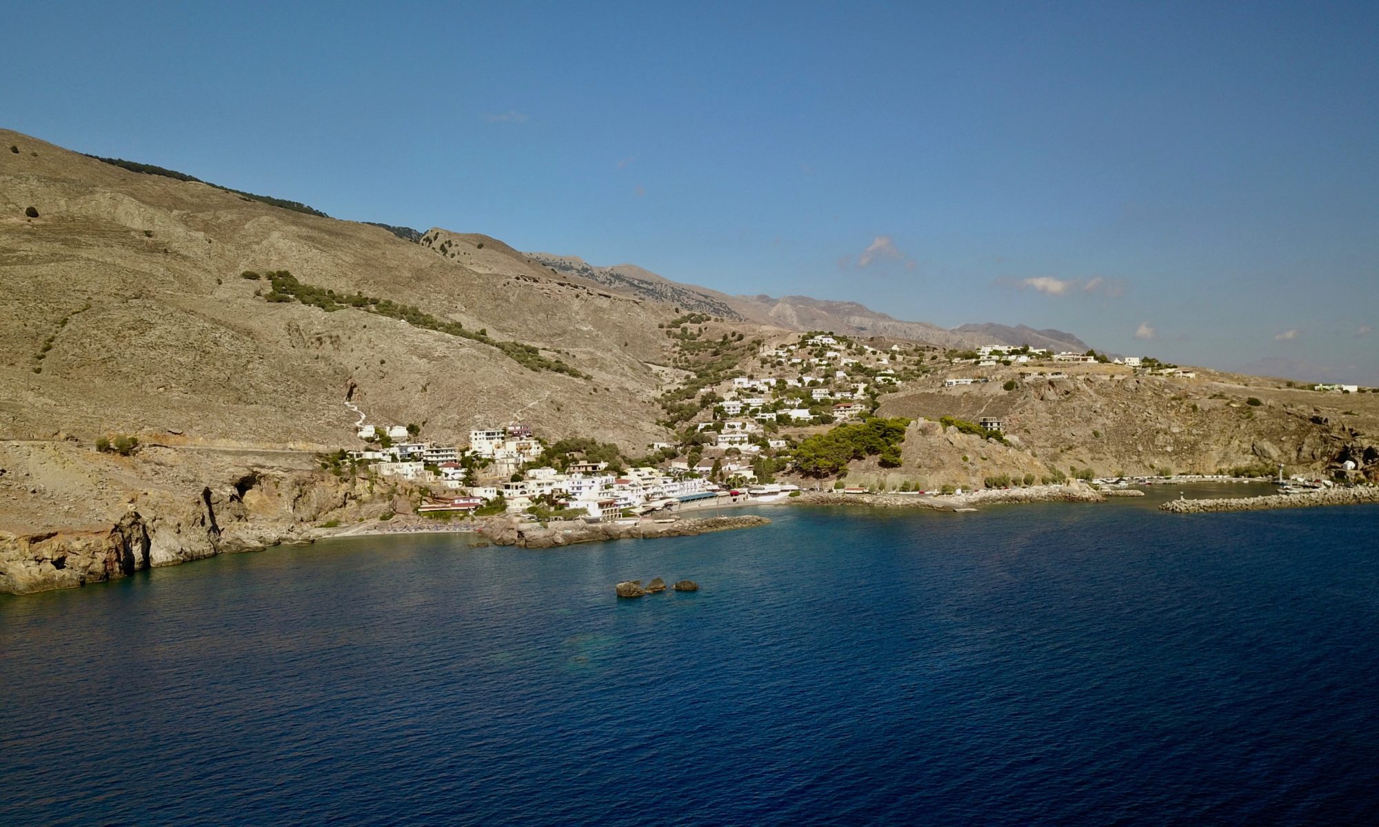 Drone photo Sfakia Crete